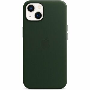 Apple kožený kryt s MagSafe na iPhone 13 sekvojově zelený