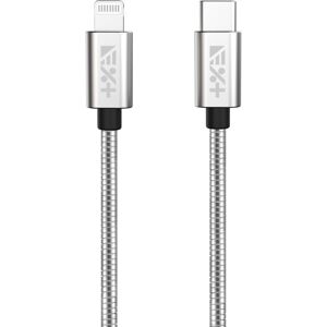 Next One USB-C to Lightning Metallic Cable 1.2m stříbrný