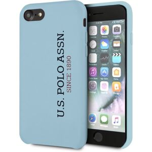U.S. Polo silikonový kryt iPhone SE (2020)/8/7 světle modrý