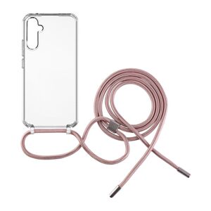 FIXED Pure Neck kryt s růžovou šňůrkou na krk pro Samsung Galaxy A34 5G