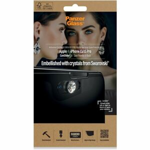 PanzerGlass™ Edge-to-Edge pro Apple iPhone 13/13 Pro s čirým Swarovski CamSlider®