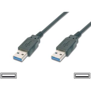 PremiumCord kabel USB 3.0 A male - USB 3.0 A male 5Gbps 5m černý