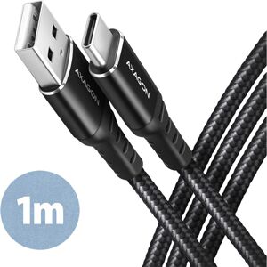 AXAGON BUCM-AM10AB kabel USB-C - USB-A 1m černý
