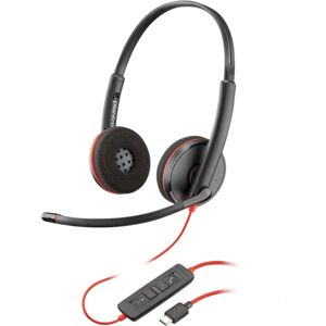 Poly Blackwire 3220 USB-C sluchátka, černá