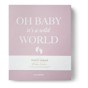 Printworks dětské fotoalbum Baby It's A Wild World růžové