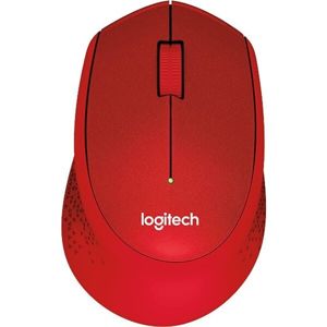 Logitech M330 Silent Plus červená