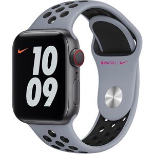 Apple Watch sportovní řemínek Nike 44/42mm mlhavě obsidiánový / černý