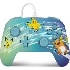 PowerA Enhanced drátový herní ovladač - Pikachu Evolution (Switch)