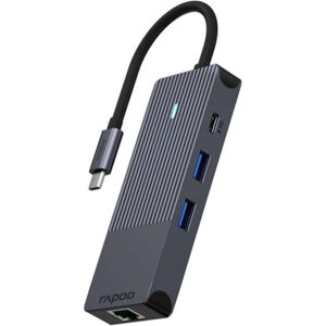 Rapoo 8v1 USB-C Multiportový adaptér