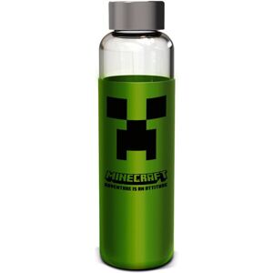 Skleněná láhev s návlekem 585 ml - Minecraft