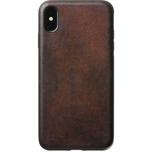 Nomad Rugged Leather case odolný kryt Apple iPhone XS Max hnědý