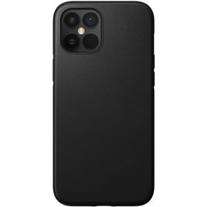 Nomad Rugged Leather case odolný kryt iPhone 12 Pro Max černý
