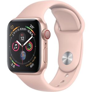 COTEetCI silikonový sportovní řemínek Apple Watch 42/44/45mm světle růžový