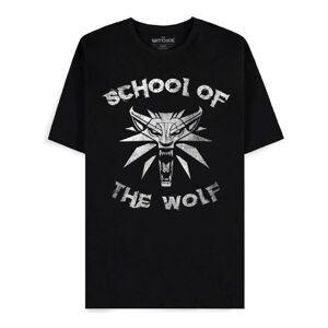 Tričko The Witcher - School of the Wolf Emblem XL