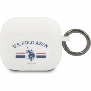 U.S. Polo Horses Flag Silikonové pouzdro pro Airpods 3 bílé