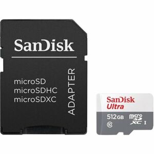 SanDisk Ultra MicroSDXC Class 10 Android paměťová karta 512GB + adaptér