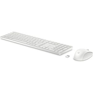 HP 650 bezdrátová klávesnice a myš bílá