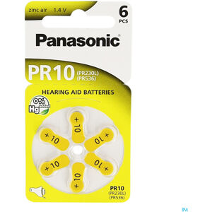 Panasonic PR230 (PR10) zinkovzduchová baterie do naslouchadel (6ks)