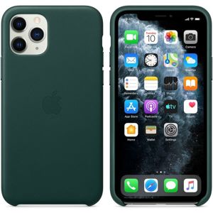 Apple kožený kryt iPhone 11 Pro Max piniově zelený