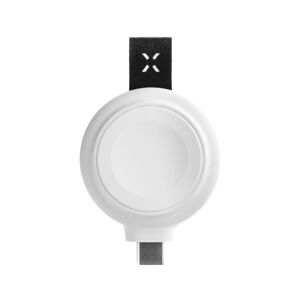 FIXED Orb magnetický nabíjecí adaptér pro Apple Watch s podporou rychlonabíjení, MFI certifikace bíl