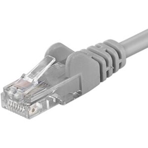PremiumCord Patch kabel UTP RJ45-RJ45 CAT6 1m šedý