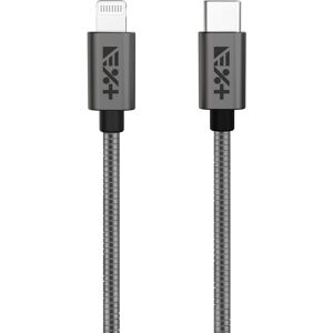 Next One USB-C to Lightning Metallic Cable 1.2m šedý