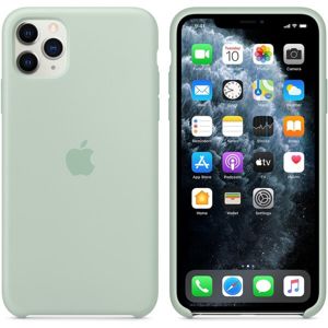 Apple silikonový kryt iPhone 11 Pro Max berylově zelený