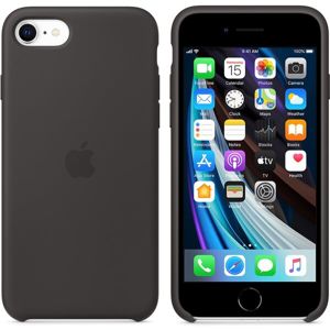 Apple silikonový kryt iPhone SE (2022/2020) černý