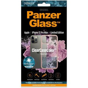 PanzerGlass ClearCase Antibacterial Apple iPhone 12 Pro Max růžově zlatý