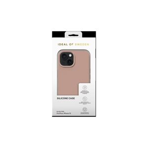 iDeal Of Sweden silikonový zadní kryt iPhone 15 světle růžový