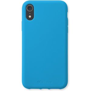 CellularLine SENSATION ochranný silikonový kryt iPhone XR modrý neon