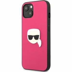 Karl Lagerfeld PU Leather Karl Head Case iPhone 13 mini růžový