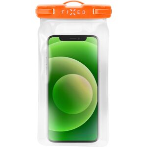 FIXED Float voděodolné pouzdro na mobil (IPX8) oranžové