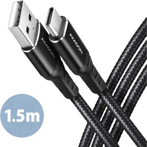 AXAGON BUCM-AM15AB kabel USB-C - USB-A 1.5m čermý