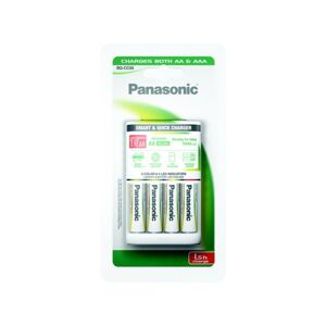 Panasonic Smart & Quick abíječka baterií AA/AAA + 4x AA nabíjecí baterie 1900 mAh