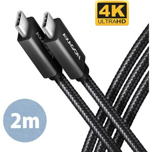 AXAGON BUCM2-CM20AB kabel USB-C 2m černý