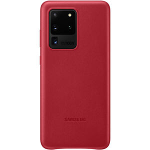Samsung Leather Cover kryt Galaxy S20 Ultra 5G (EF-VG988LREGEU) červený