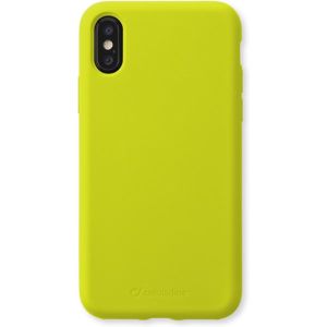 CellularLine SENSATION ochranný silikonový kryt iPhone X/XS limetkový neon