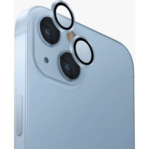 UNIQ OPTIX Aluminium Camera Lens Protector iPhone 15/15 Plus modrá