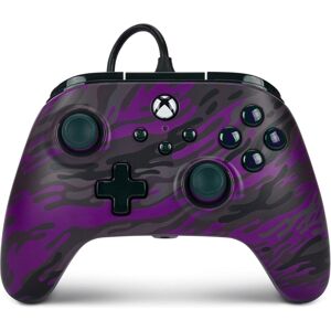 PowerA Advantage drátový herní ovladač Purple Camo (Xbox Series X|S)