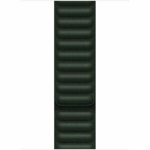 Apple Watch kožený tah 45/44/42mm sekvojově zelený - S/M