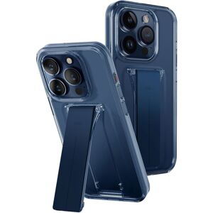 UNIQ Heldro Mount Stand ochranný kryt iPhone 15 Pro Ultramarine (tmavě modrý)