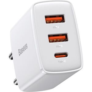 Baseus Compact nabíječka s USB-C (30W) bílá