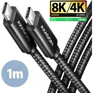 AXAGON BUCM4X-CM10AB kabel USB-C PD 1m černý