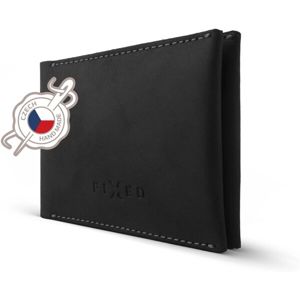 FIXED Smile Wallet kožená pěněženka se smart trackerem s motion senzorem černá