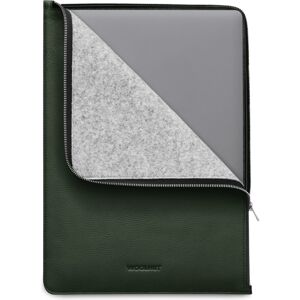 Woolnut kožené Folio pouzdro pro 16" MacBook Pro tmavě zelené
