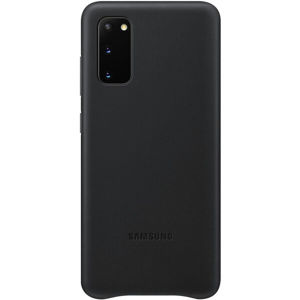 Samsung EF-VG980LB kožený zadní kryt Galaxy S20 černý