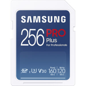 Samsung PRO Plus SDXC 256 GB + USB adaptér