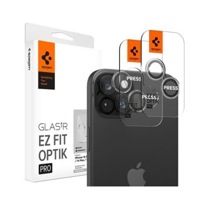Spigen Glass tR EZ Fit Optik Pro 2 Pack tvrzené sklo na fotoaparát iPhone 15/15 Plus čiré