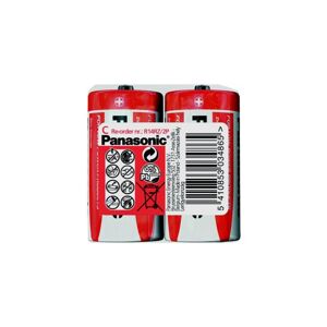 Panasonic Red Zinc C zinkouhlíková baterie (2ks)